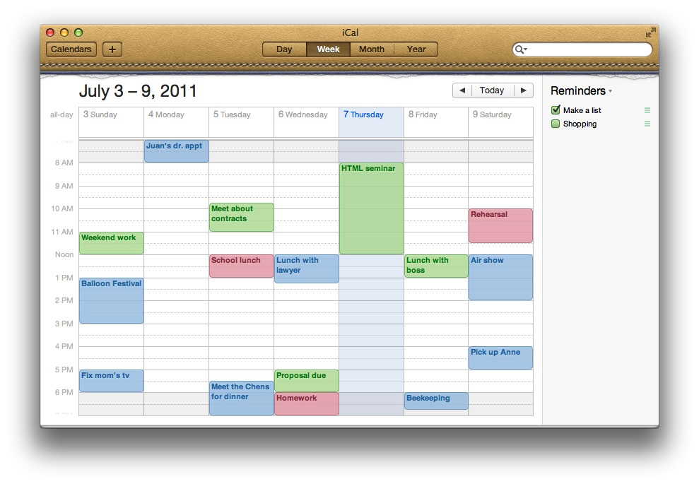 Opsætning af kalender i iCal på MacBook og iMac Lavminmac.dk